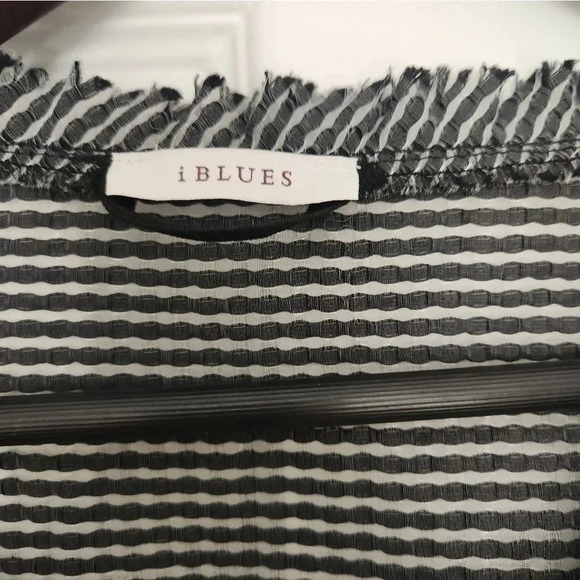 IBlues Sheer Organza Blazer Jacket sz M - Picture 3 of 9